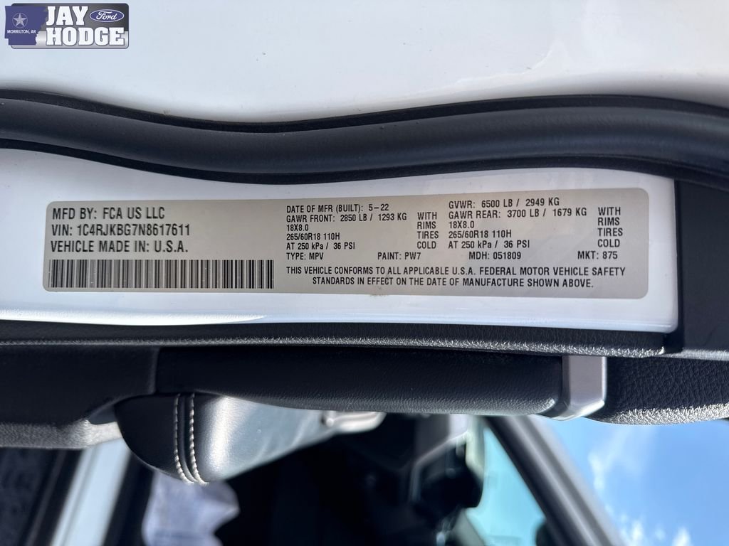 Used 2022 White Jeep Limited image 33