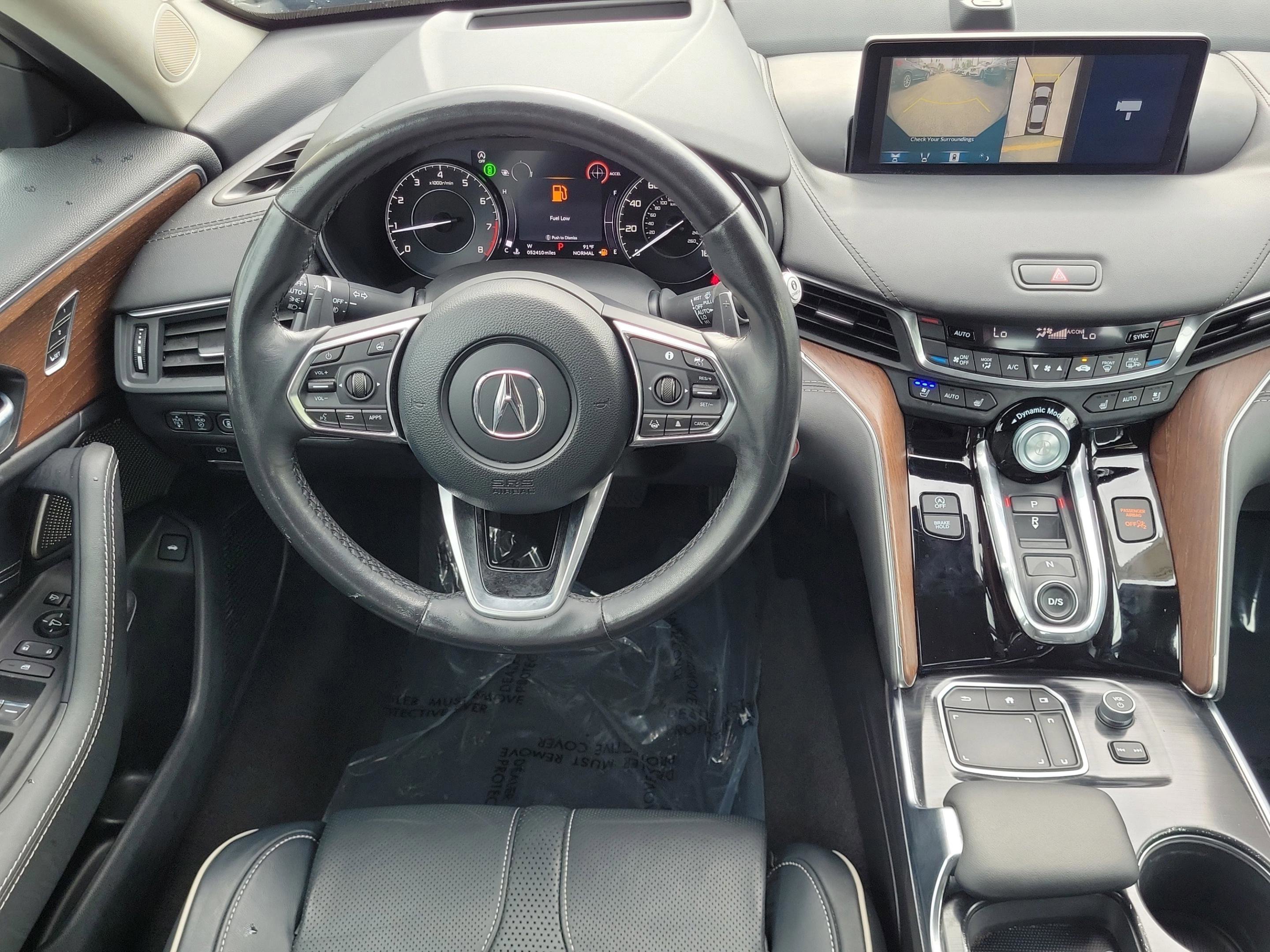 Used 2021 Majestic Black Pearl Acura SH-AWD with Advance Package image 49