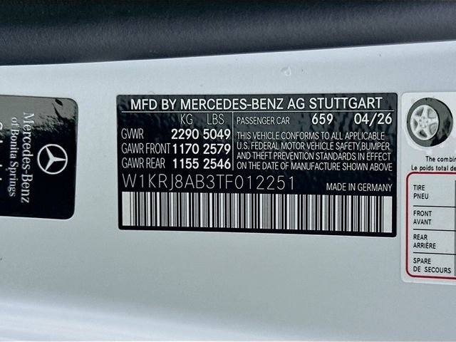 New 2026 MANUFAKTUR opalite white magno Mercedes-Benz Base image 31