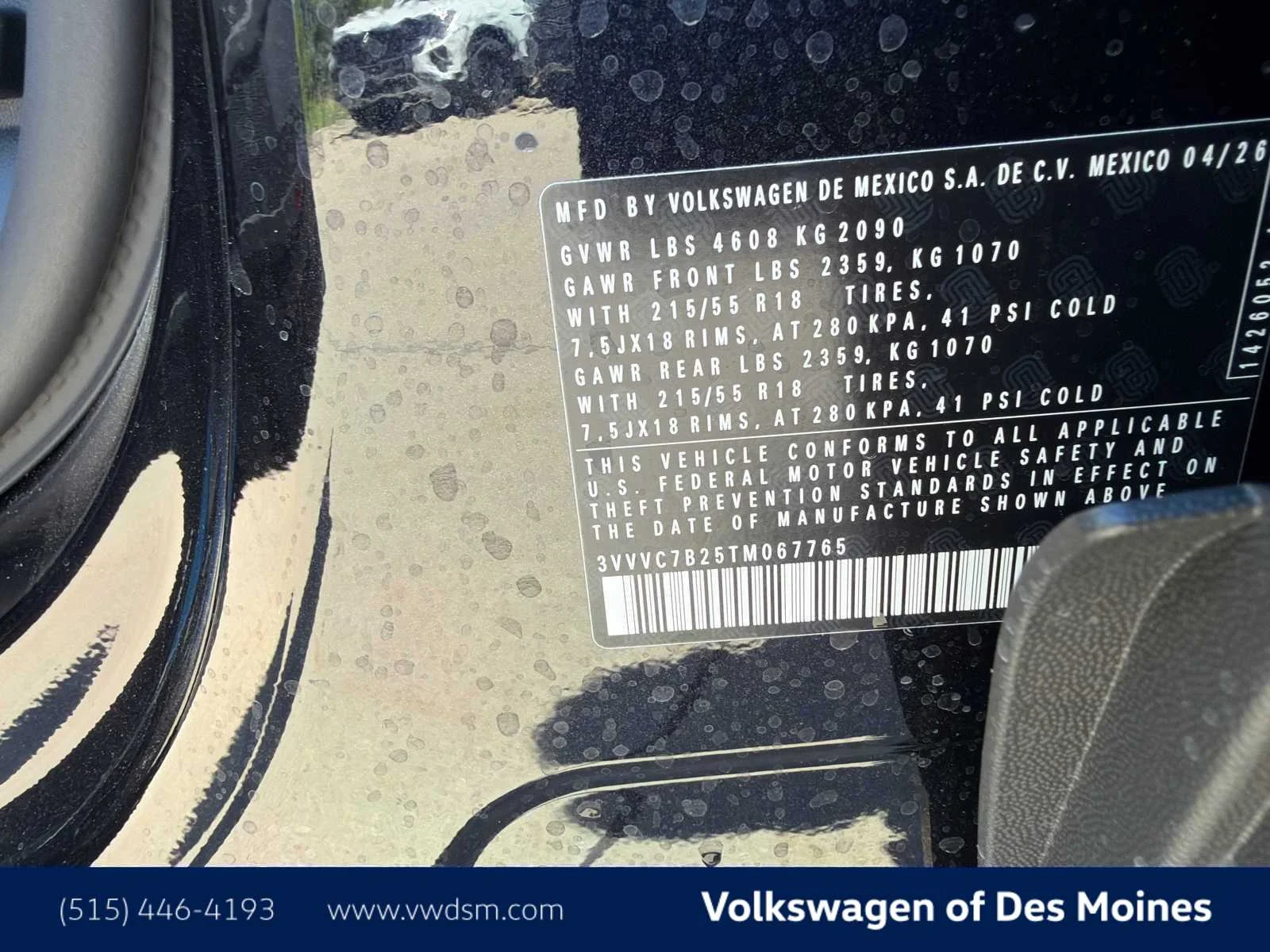 New 2026 Deep Black Pearl Volkswagen SE image 21