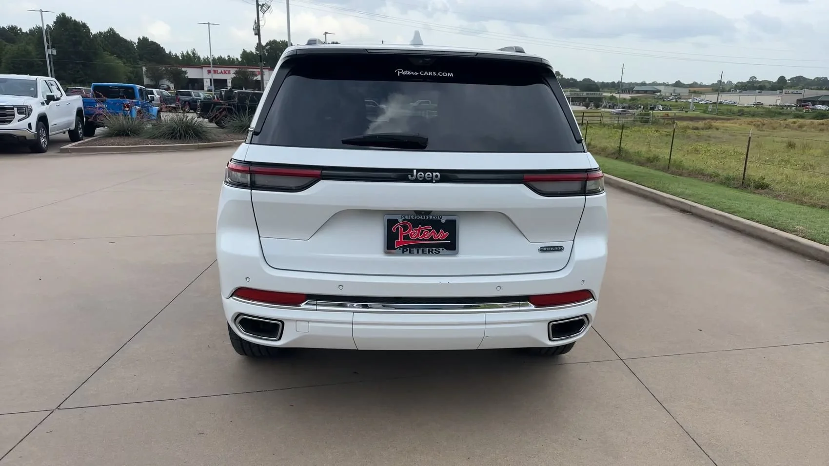 Used 2022 Bright White Clearcoat Jeep Overland image 7