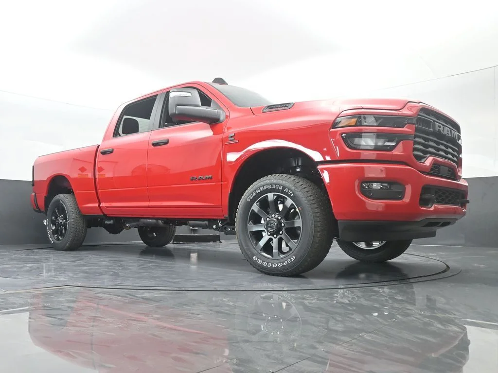 New 2026 Flame Red Clear-Coat Exterior Paint RAM Big Horn image 56
