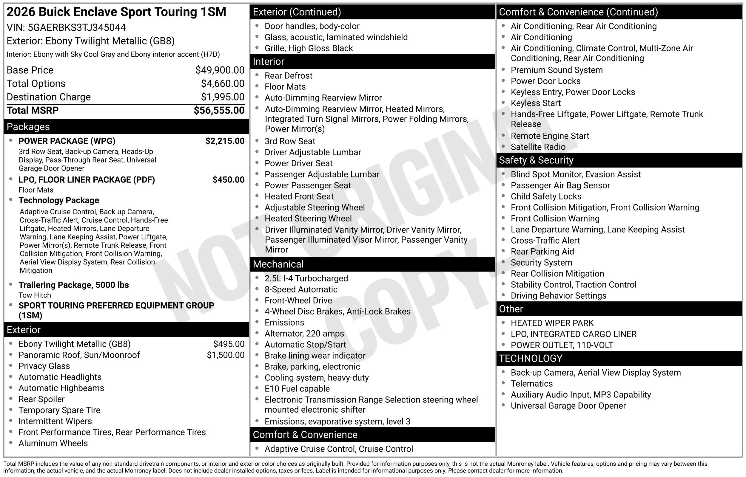 2026 Buick Enclave Sport Touring - Photo 48