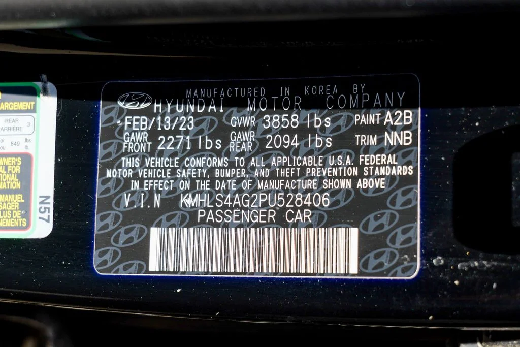 Used 2023 Onyx Black Hyundai SEL image 52