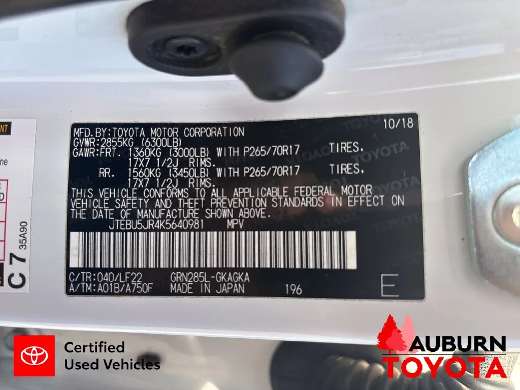Certified Used 2019 Ice Cap Toyota TRD Pro image 28