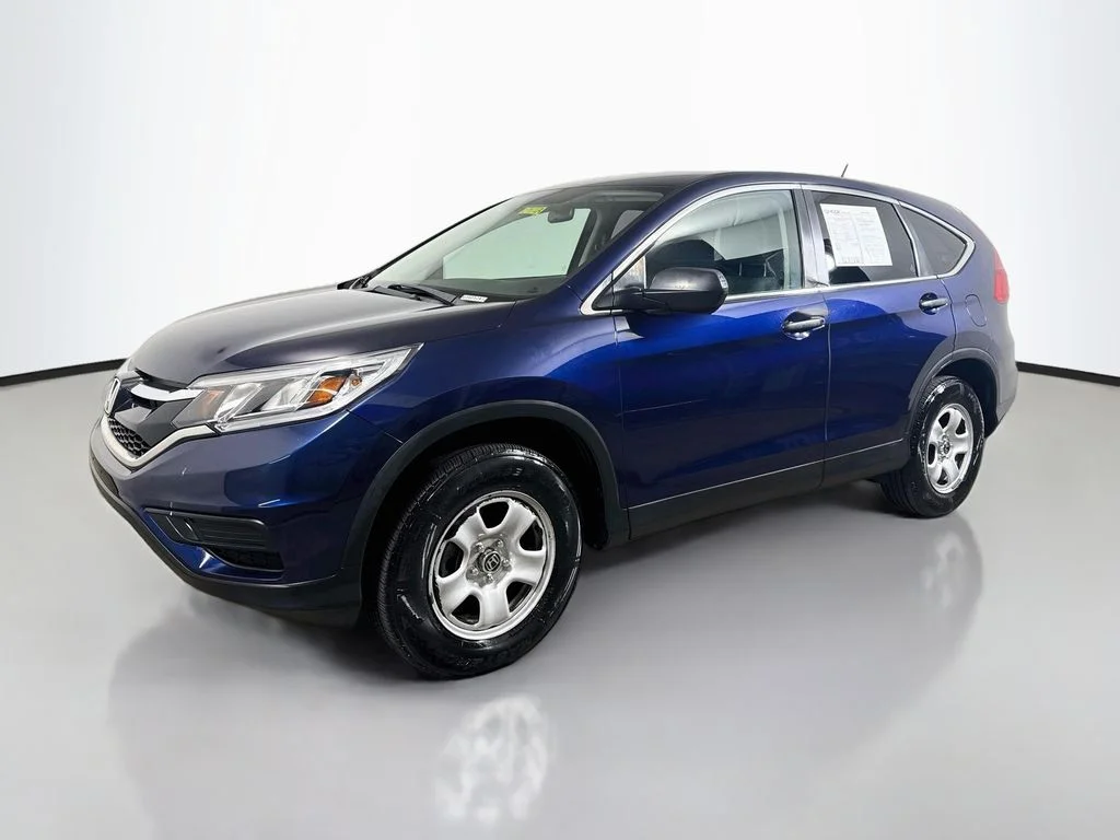 Used 2015 Obsidian Blue Pearl Honda LX image 3