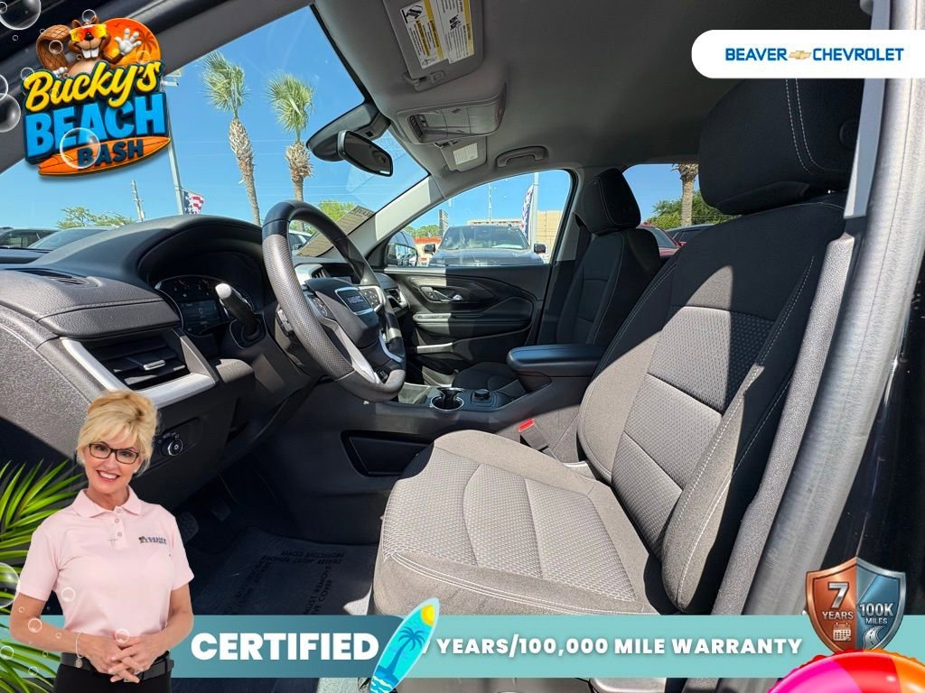 Used 2024 Ebony Twilight Metallic GMC SLE image 13