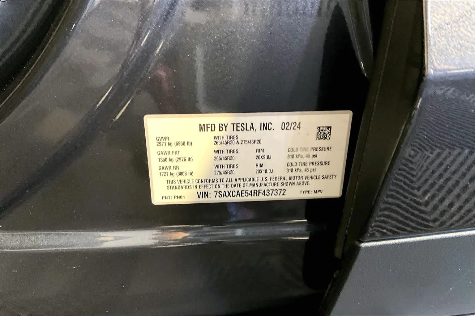 Used 2024 Pearl White Multi-Coat Tesla  image 32