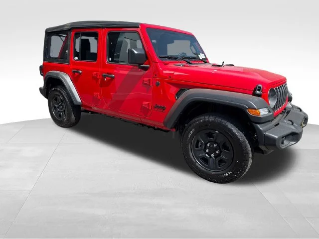 New 2026 Firecracker Red Clearcoat Jeep Sport image 1