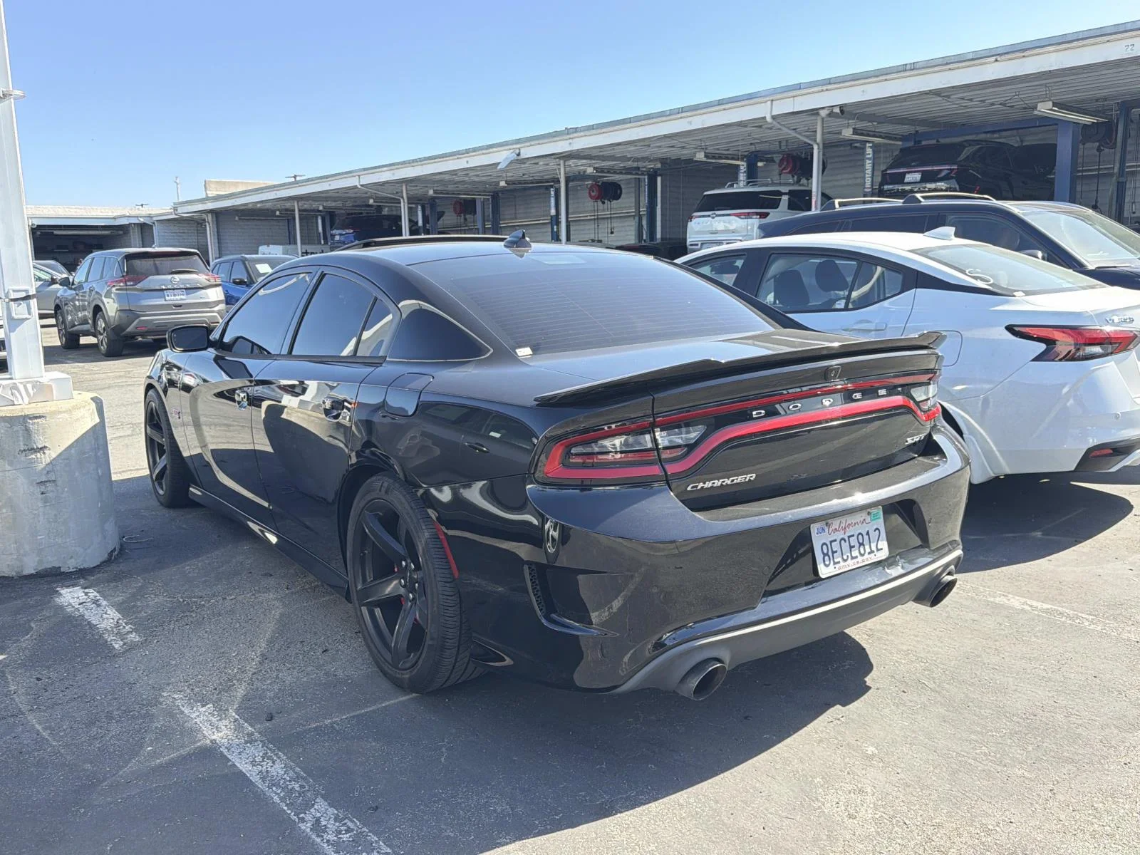 Used 2018 Pitch Black Clearcoat Dodge SRT 392 image 7