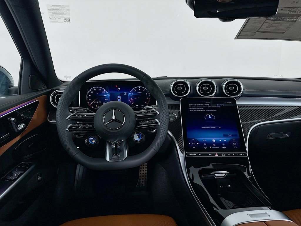 New 2026 Polar White Mercedes-Benz AMG® C 43 4MATIC® Sedan image 57