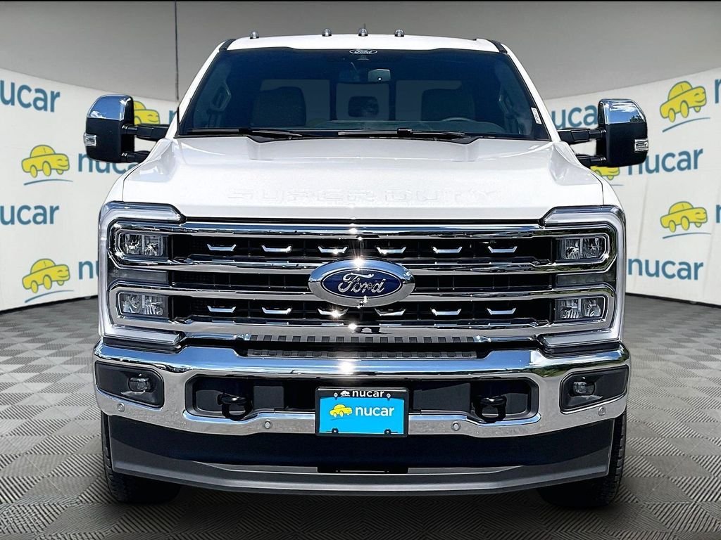 New 2026 Star White Metallic Tri-Coat Ford Lariat image 2