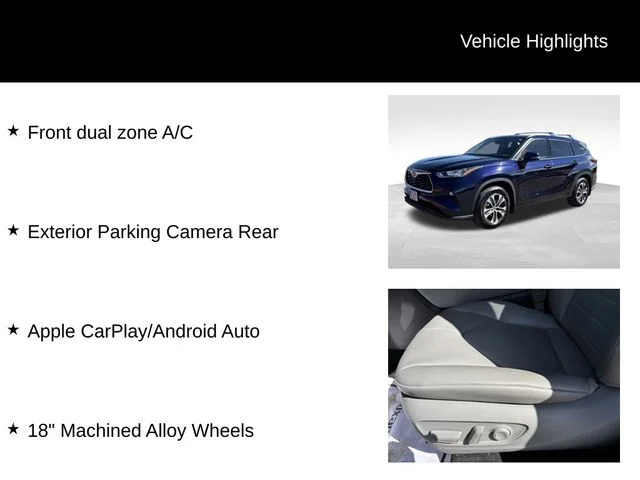 Used 2020 Blue Toyota XLE image 7