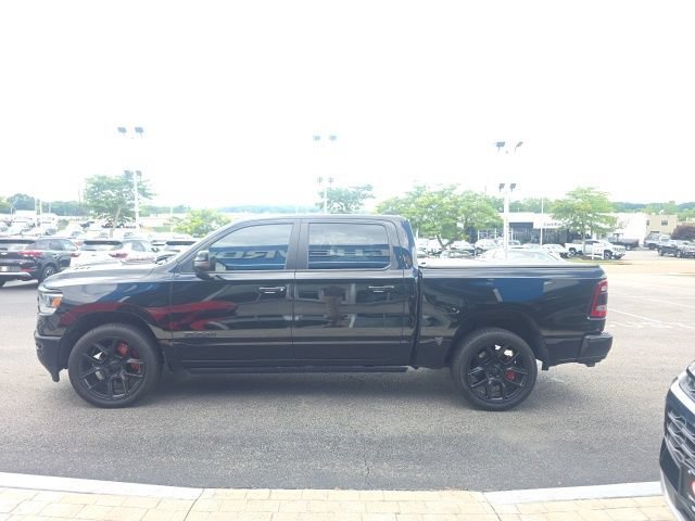 Used 2023 Diamond Black Crystal Pearlcoat Ram Laramie image 4