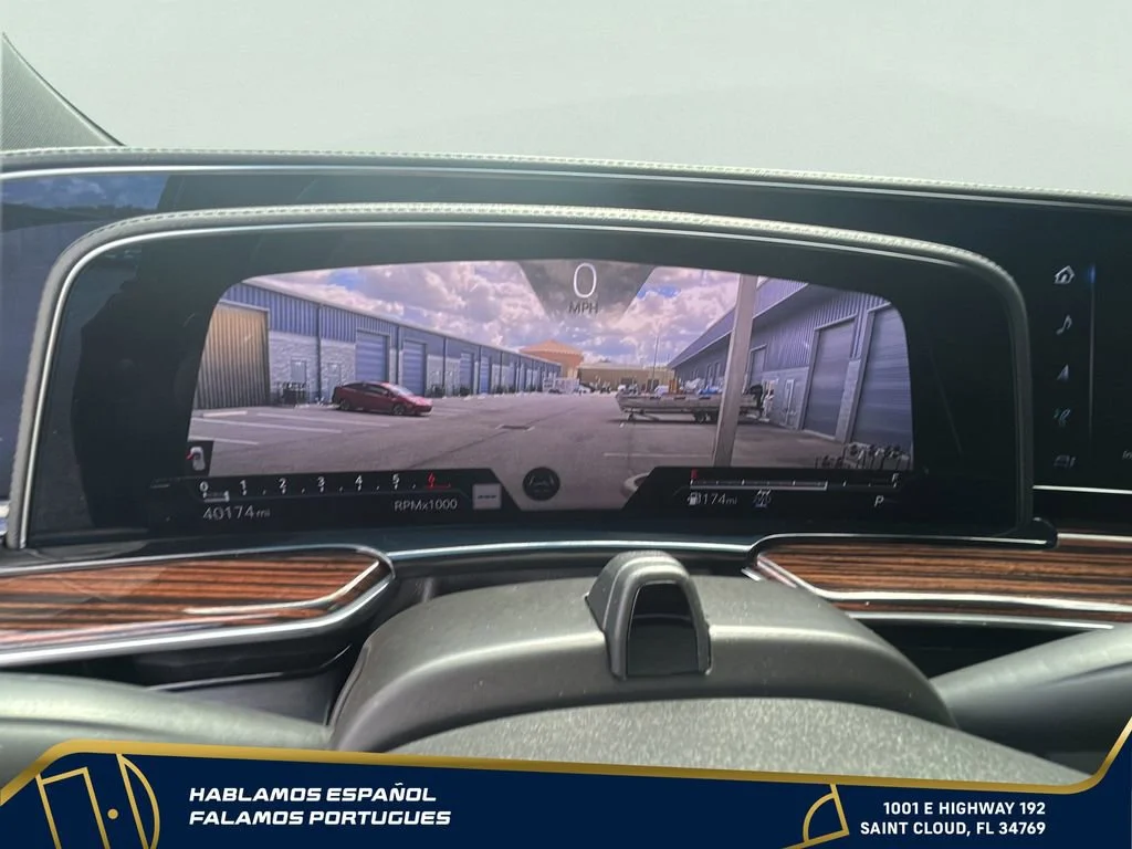 Used 2024 Galactic Gray Metallic Cadillac Premium Luxury image 19