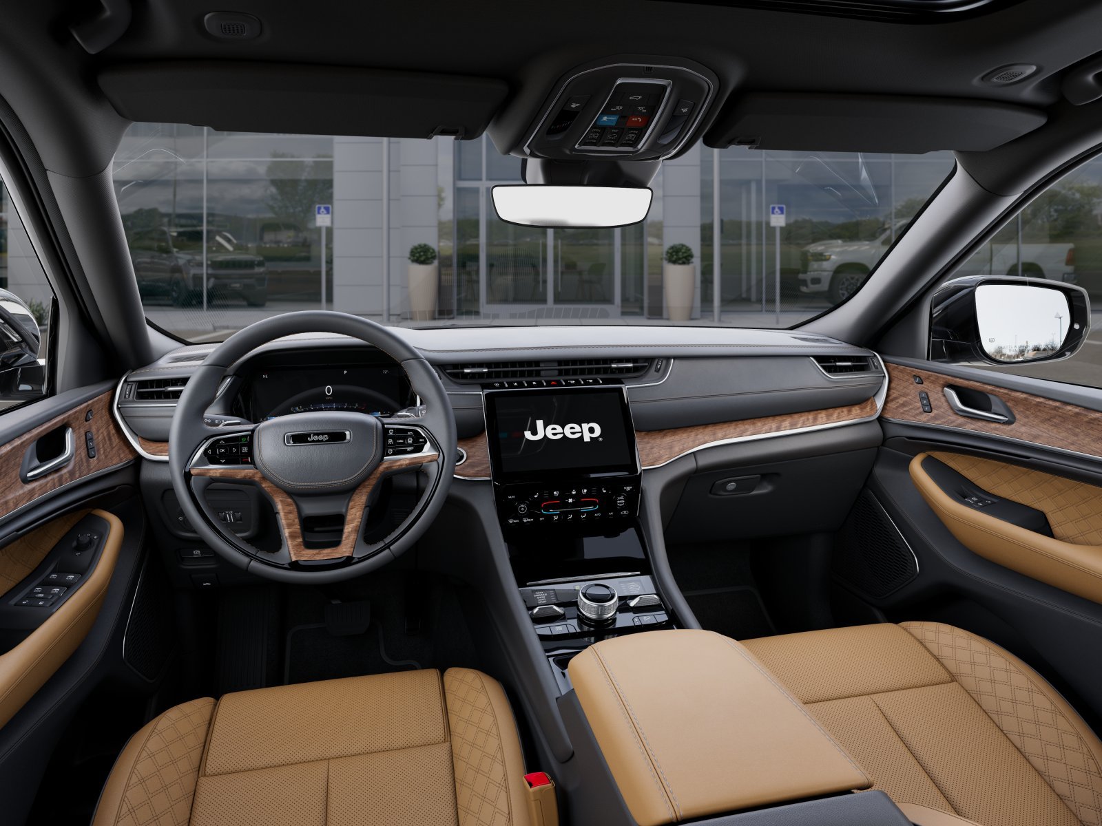 New 2025 Bright White Clear-Coat Exterior Paint Jeep Summit image 23