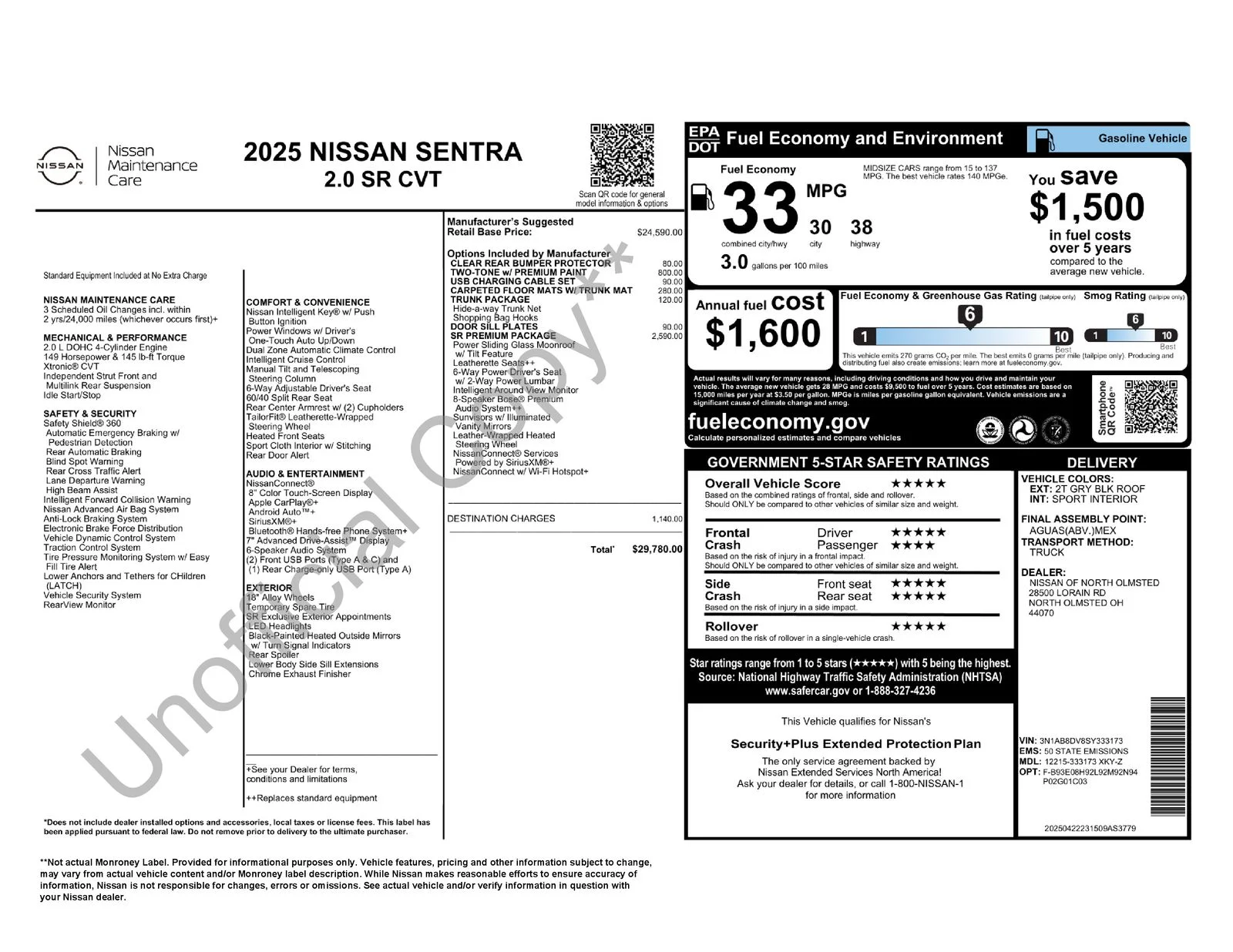 Used 2025 Gray Metallic Nissan SR image 5