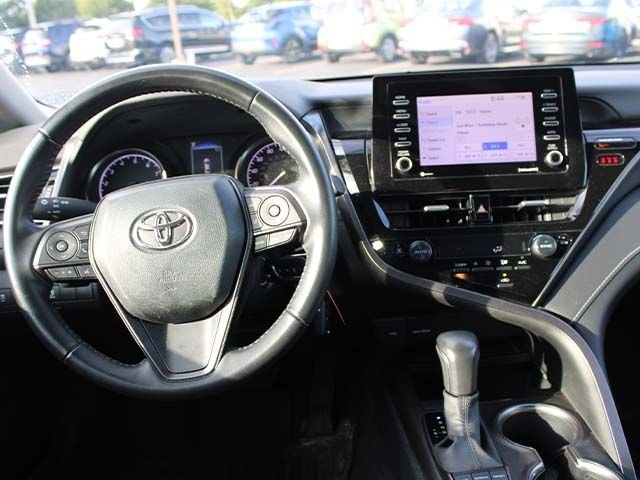Used 2023 Cavalry Blue Toyota SE image 10