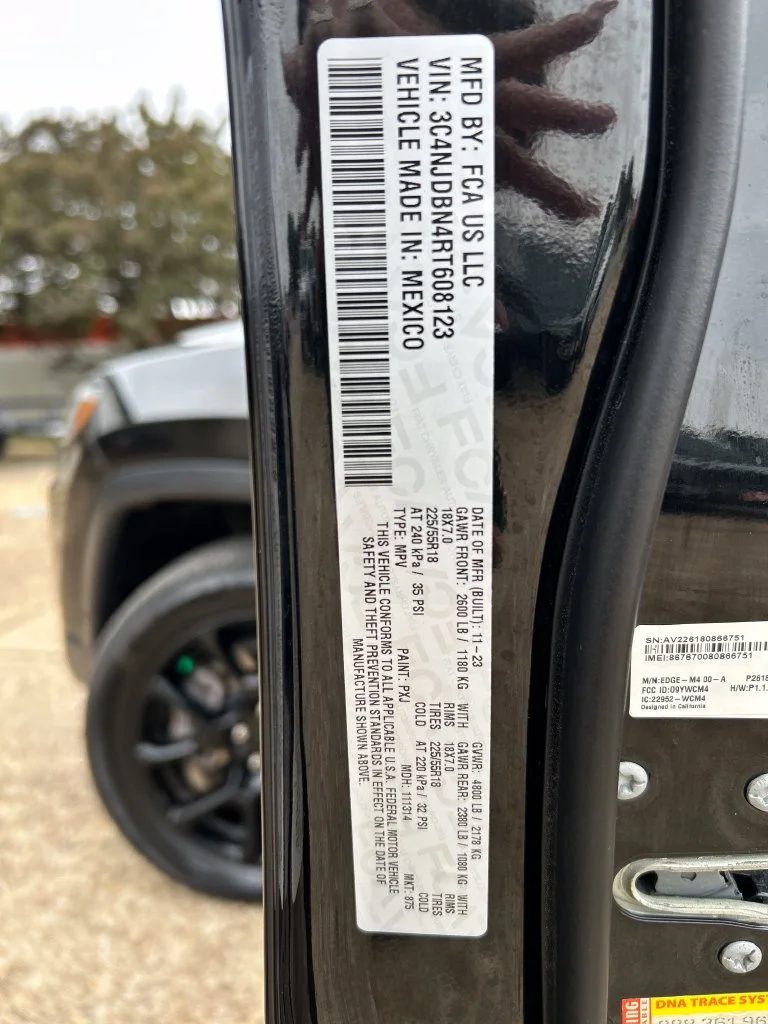 Used 2024 Black Jeep Latitude image 29