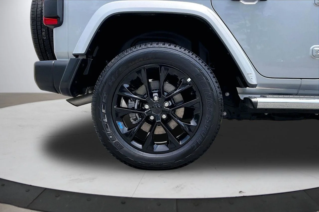 Certified Used 2023 Silver Jeep Sahara 4xe image 36