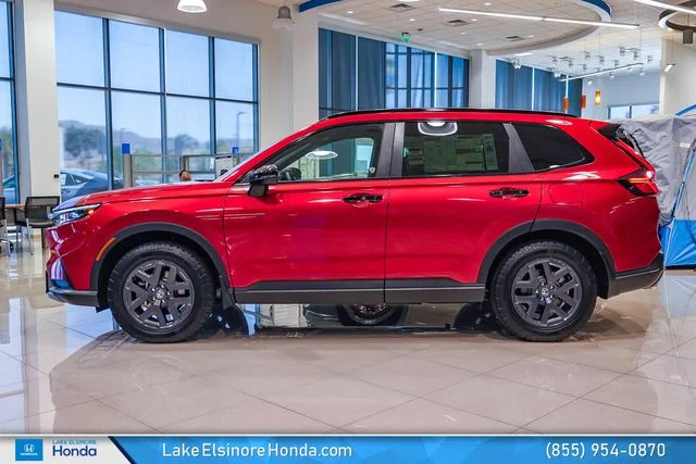 New 2026 Radiant Red Metallic Honda AWD TrailSport Hybrid image 4