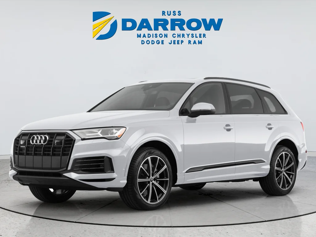 Certified Used 2021 White Audi 55 Premium Plus image 1