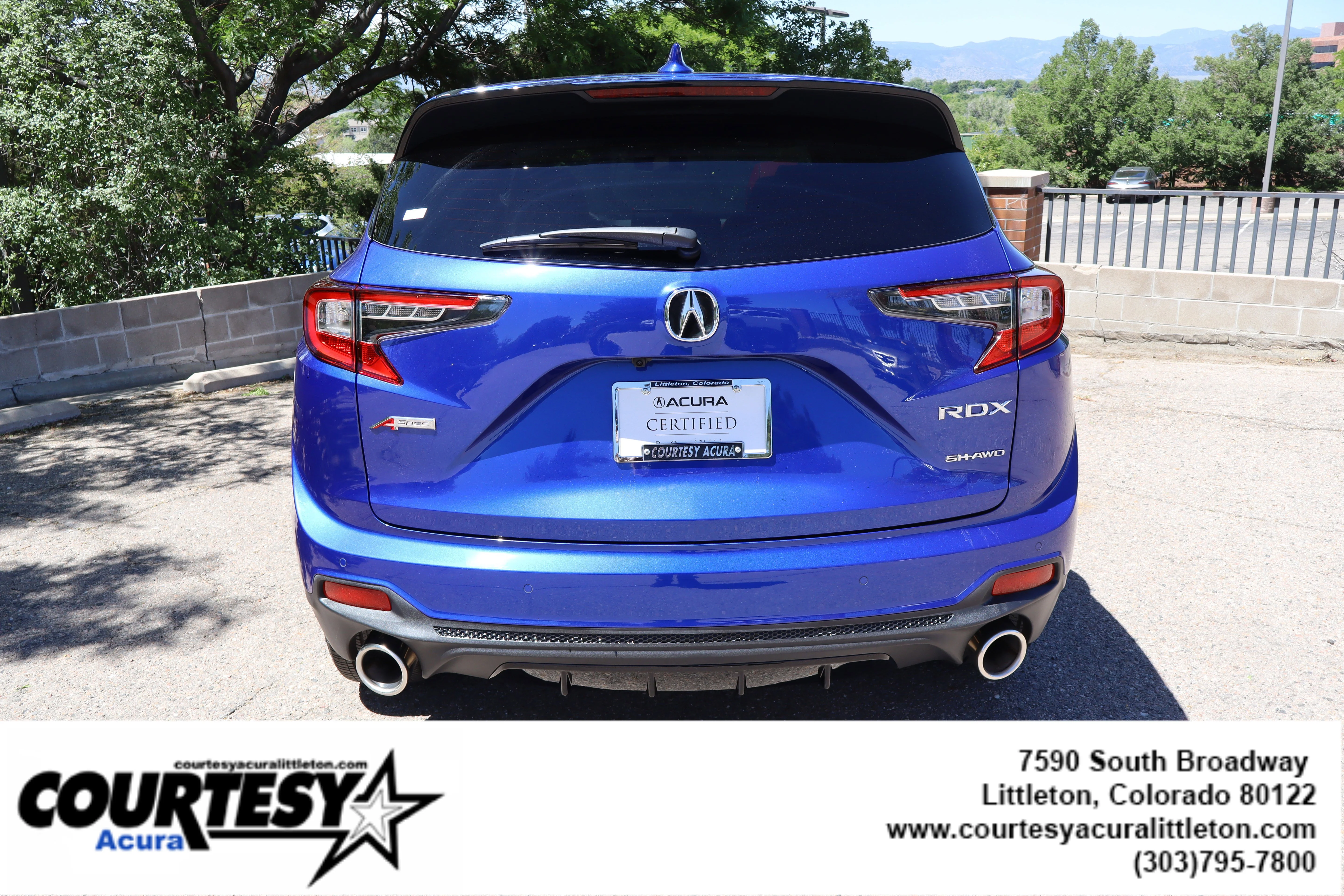 Certified Used 2025 Apex Blue Pearl Acura SH-AWD A-SPEC image 5