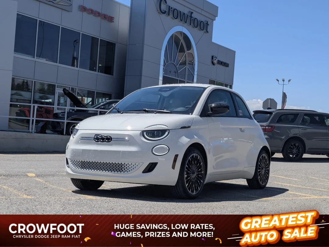 New 2026 White FIAT Pop - - FWD - Backup Camera - Lane Keep Assist - Rear Park Assist - Auto Climate & More! image 1