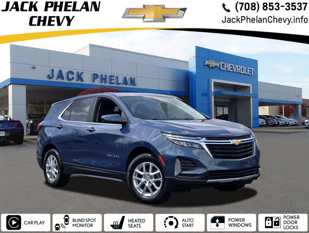 Certified Used 2024 Lakeshore Blue Metallic Chevrolet LT image 1