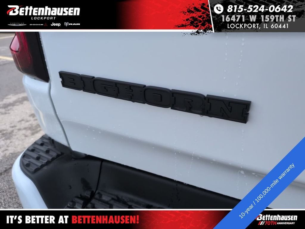 New 2026 Bright White Clear-Coat Exterior Paint RAM BIG HORN image 12