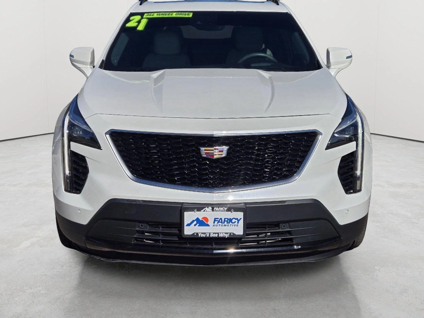 Used 2021 Crystal White Tricoat Cadillac AWD Sport image 2