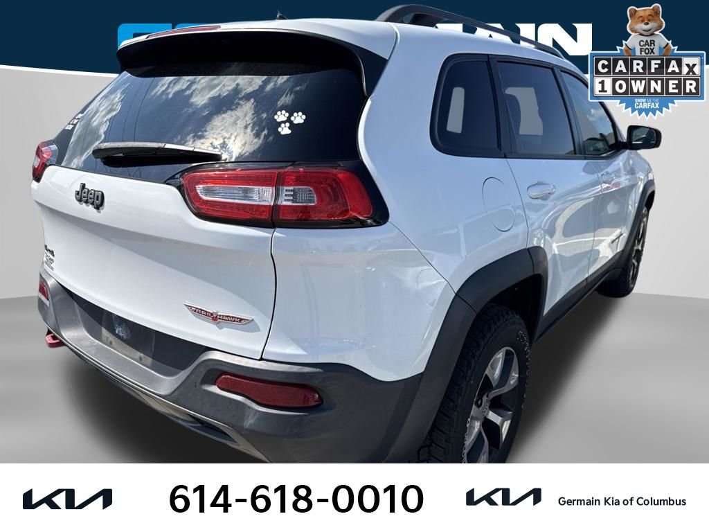 Used 2014 White Jeep Trailhawk image 4