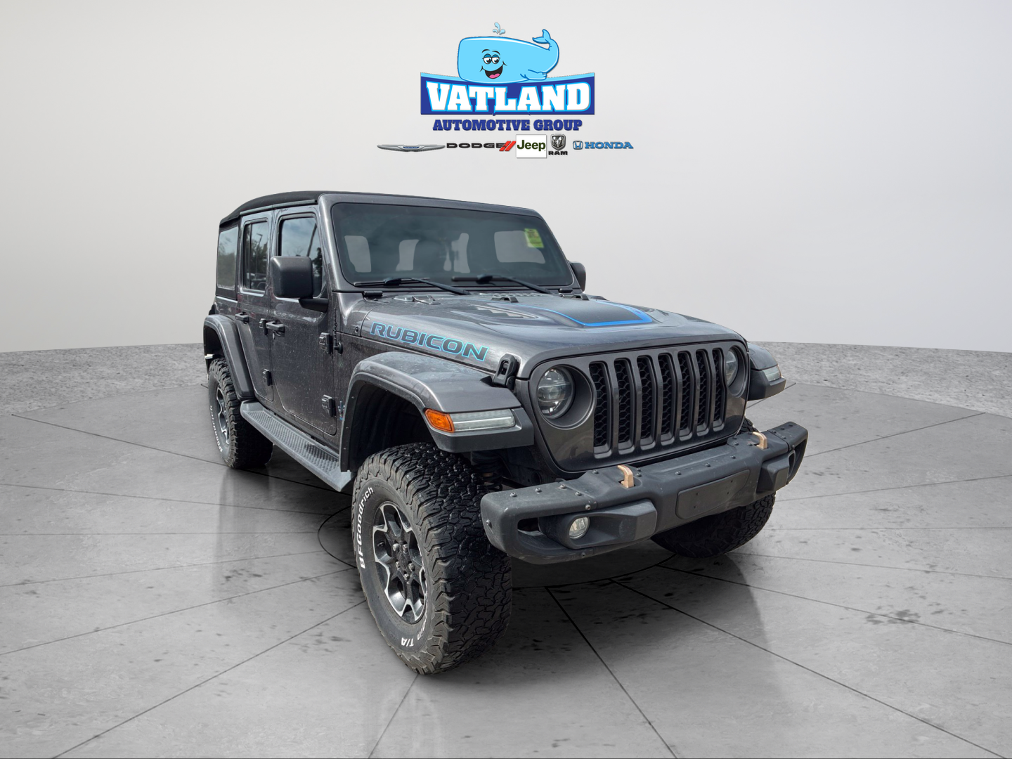 Used 2021 Gray Jeep Unlimited Rubicon 4xe image 7