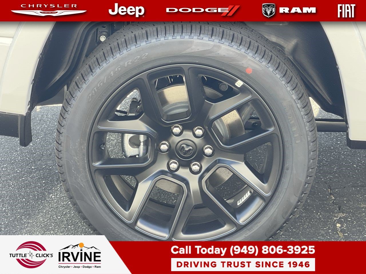 New 2026 Bright White Clear-Coat Exterior Paint RAM Laramie image 11