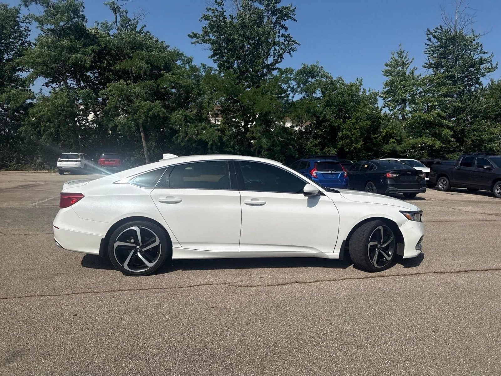 Used 2019 Platinum White Pearl Honda Sport 2.0T image 23