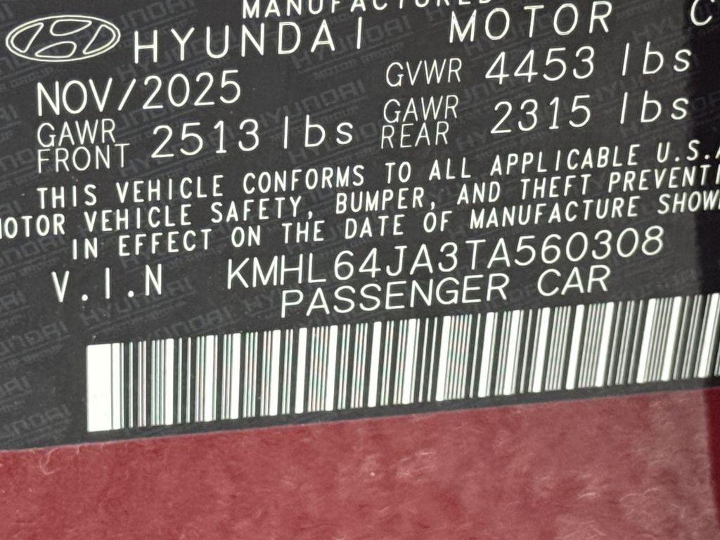 New 2026 Red Hyundai SEL Sport image 30