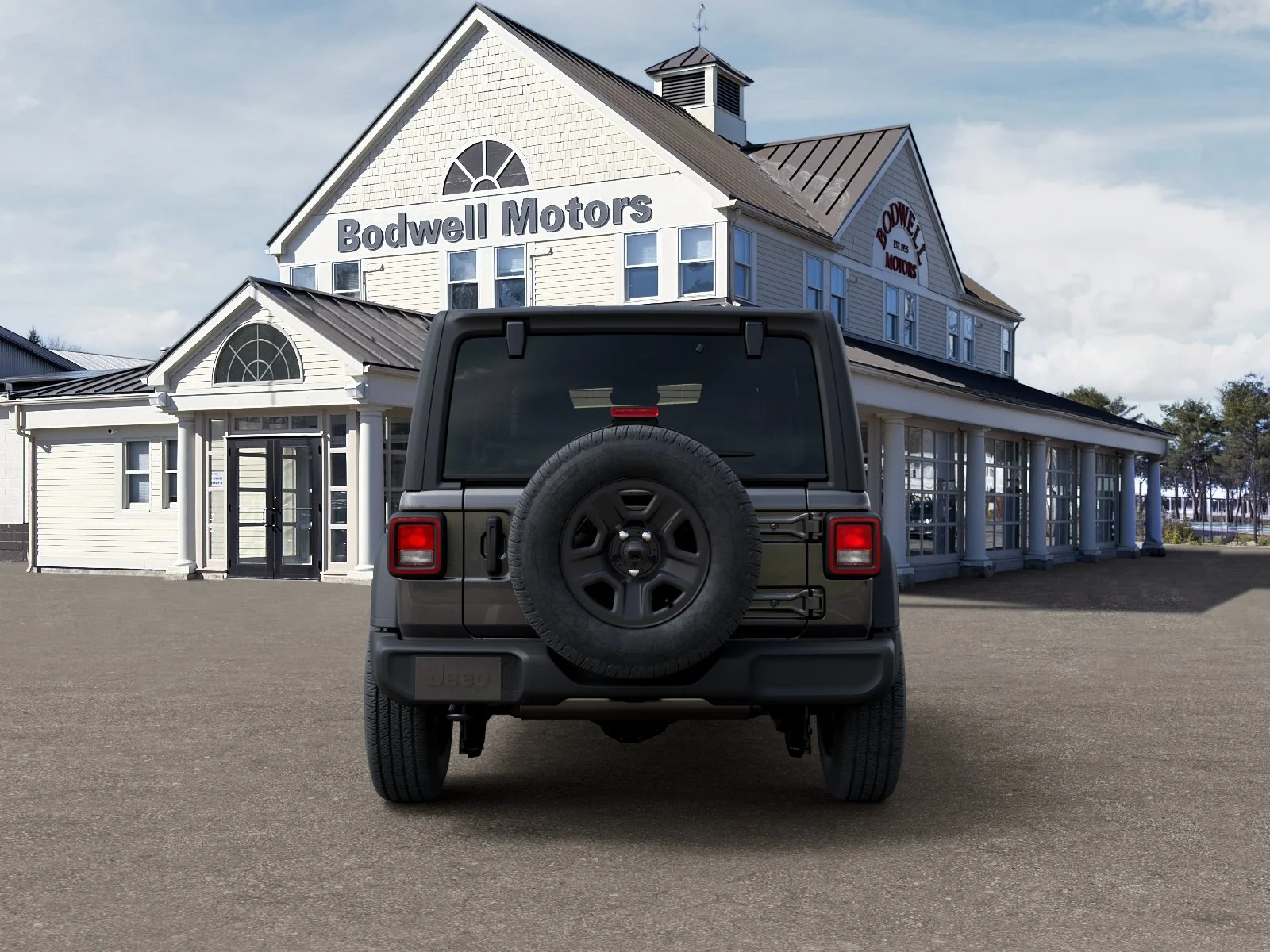 New 2026 Granite Crystal Metallic Clear-Coat Exterior Paint Jeep 4-Door Sport image 33