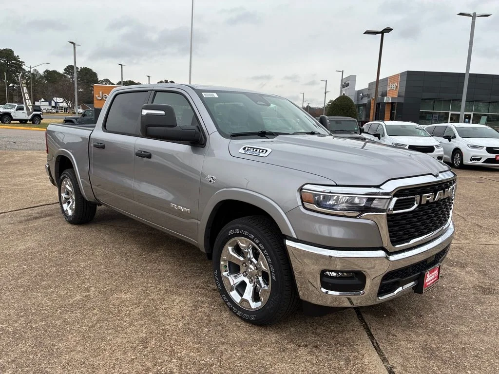 New 2026 Billet Silver Metallic Clear-Coat Exterior Paint RAM Big Horn/Lone Star image 8