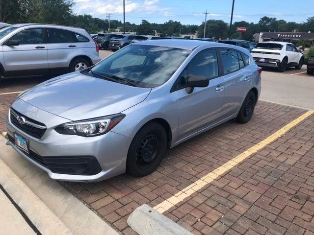 Used 2020 Silver Subaru Base image 2