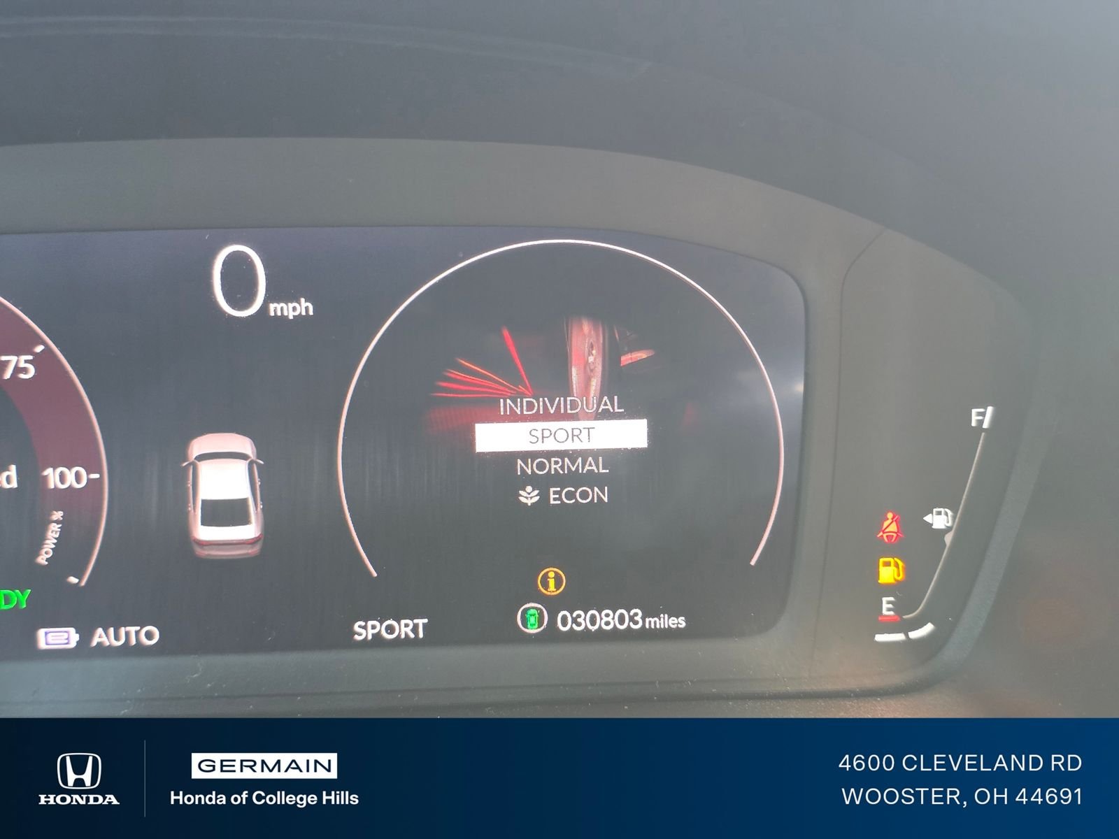Certified Used 2024 Still Night Pearl Honda HYBRID SPORT image 37