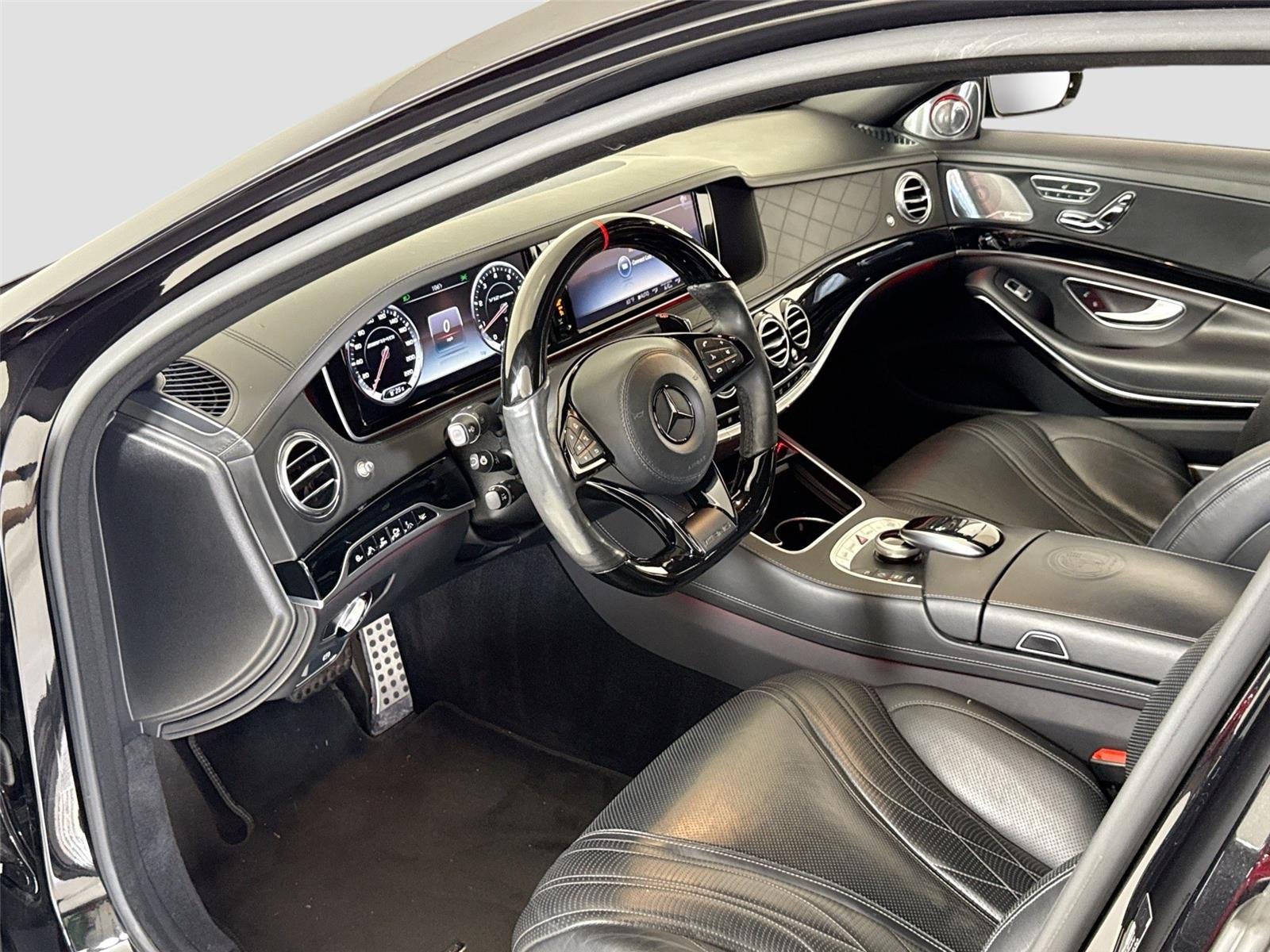 Used 2015 Obsidian Black Metallic Mercedes-Benz S 65 AMG® | Rear TVs | RennTech Upgrades image 13