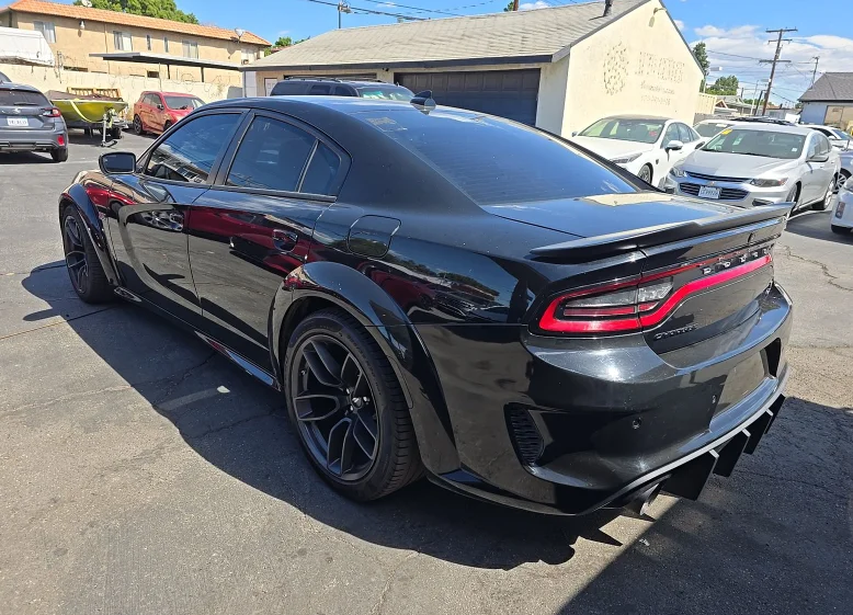 Used 2022 Black Dodge R/T Scat Pack Widebody image 2