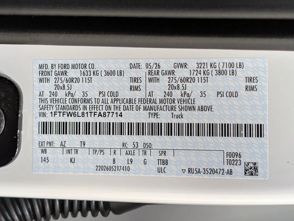 New 2026 Star White Metallic Tri-Coat Ford King Ranch® image 31