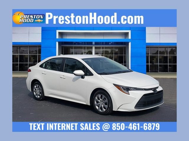 Used 2023 White Toyota LE image 1