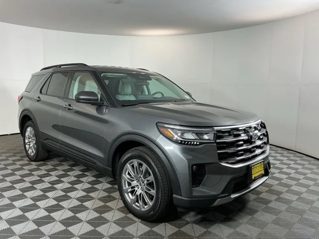 New 2026 Carbonized Gray Metallic Ford Active image 3