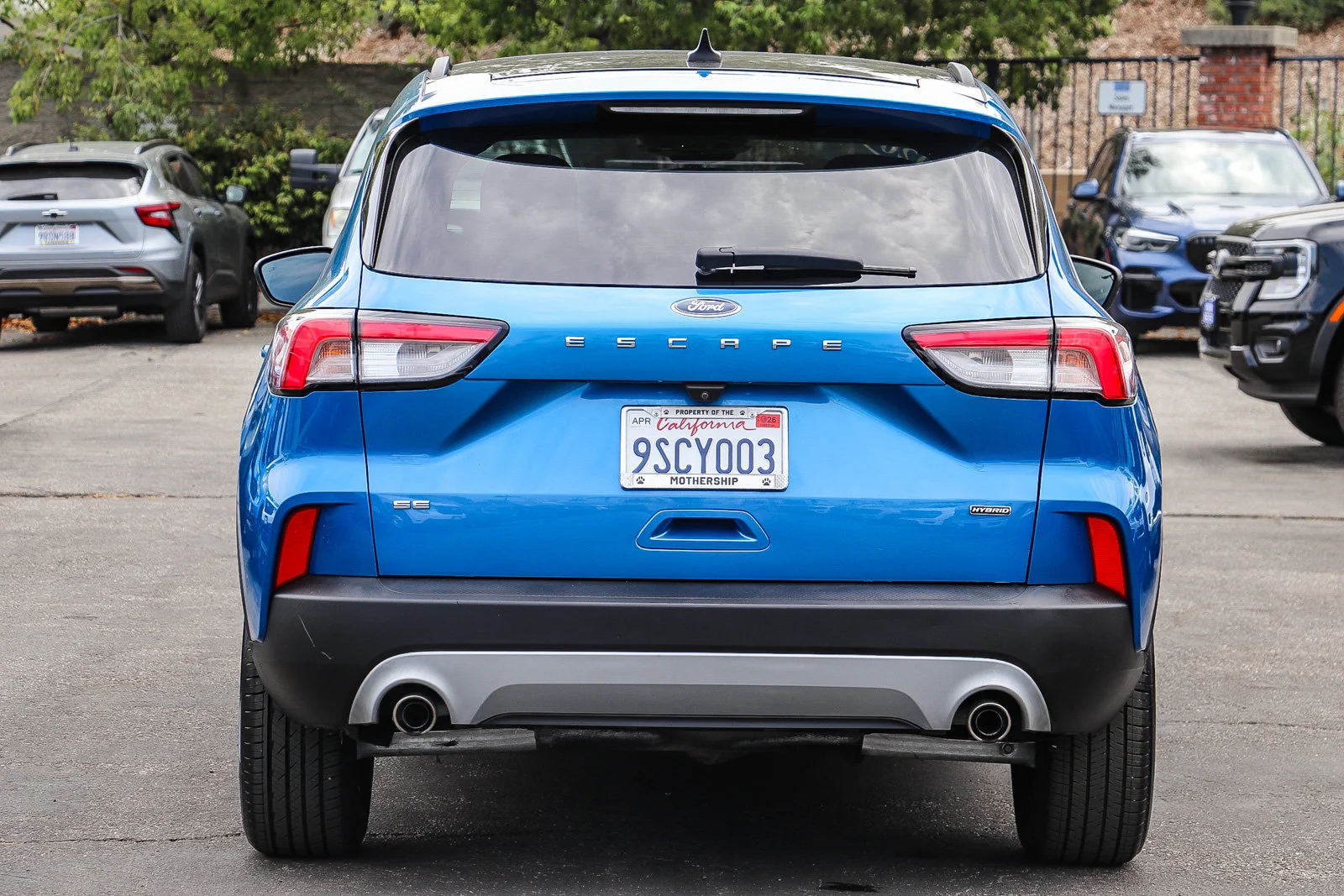 Certified Used 2020 Blue Metallic Ford SE Sport Hybrid image 8