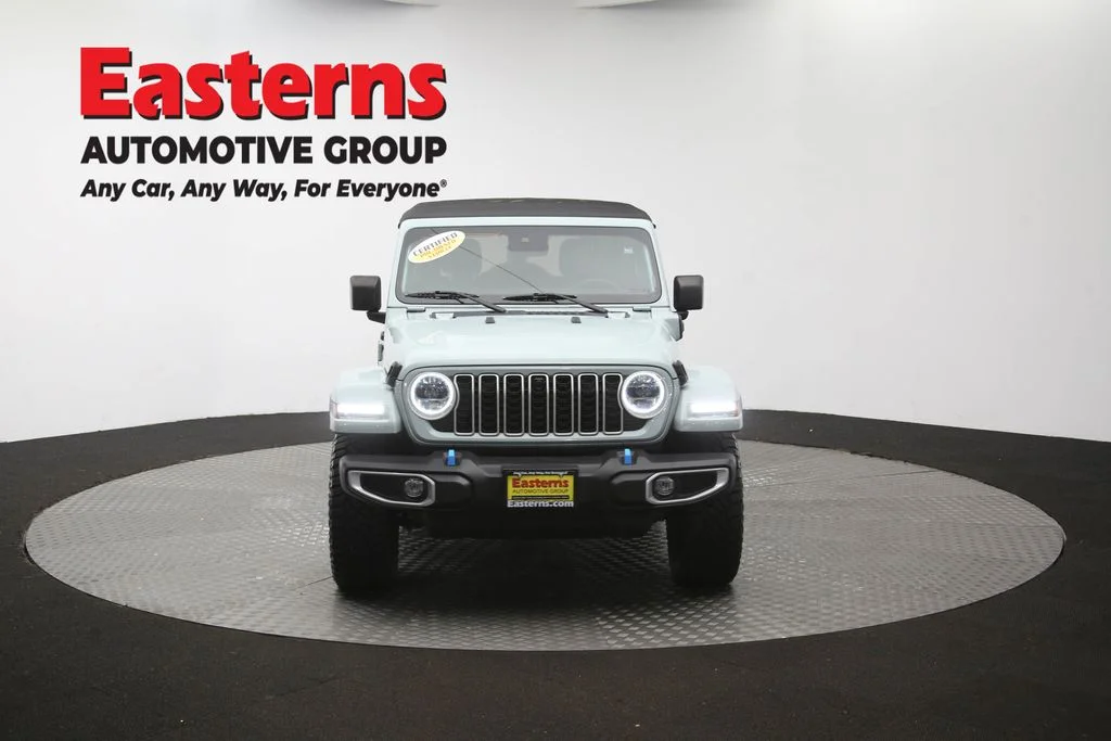 Used 2024 Gray Jeep Sahara 4xe image 52