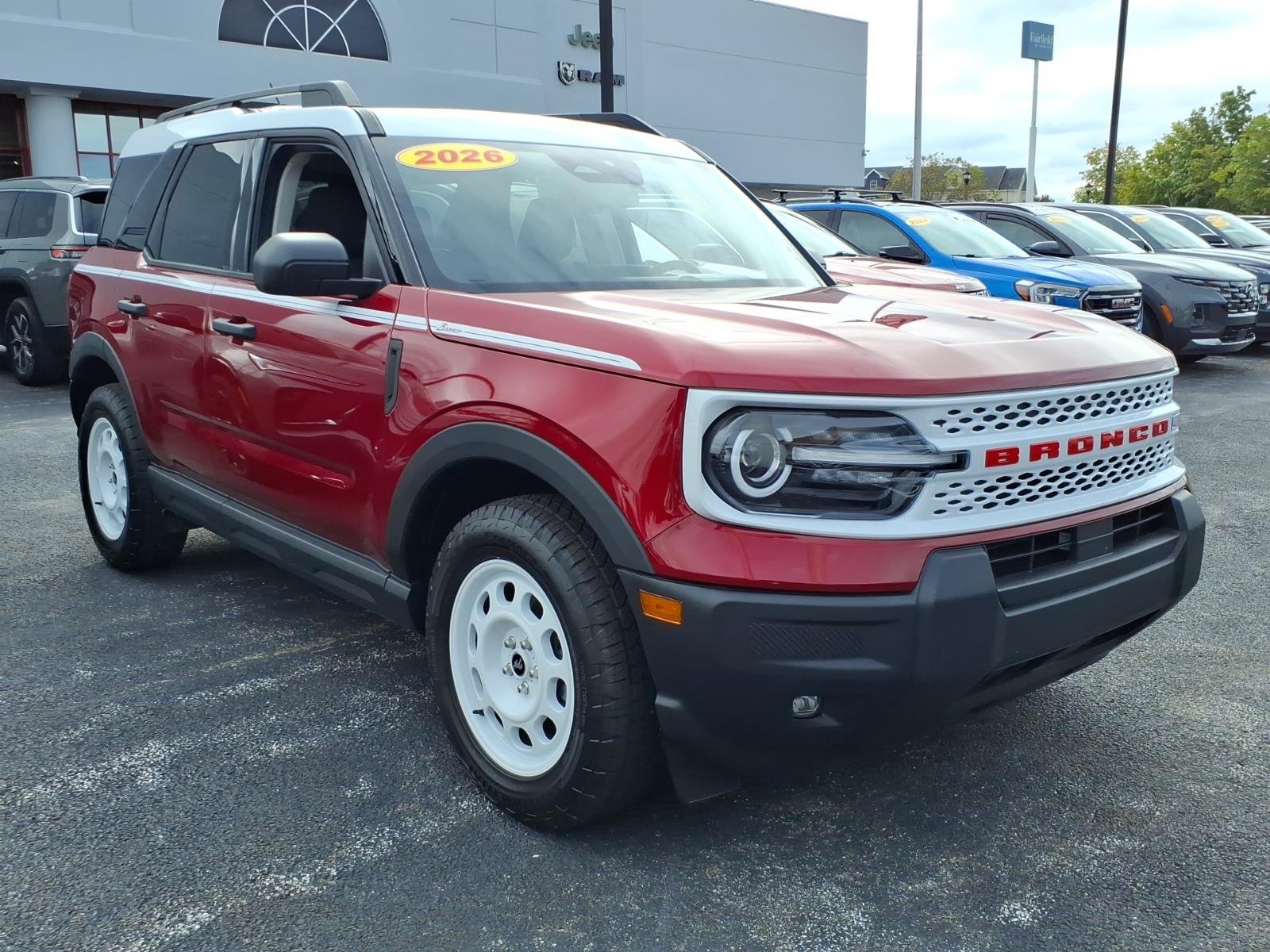 Used 2026 Ruby Red Metallic Tinted Clearcoat Ford Heritage image 3