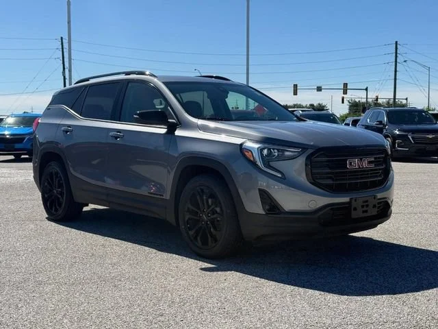 Used 2020 SATIN STEEL METALLIC GMC SLT image 8