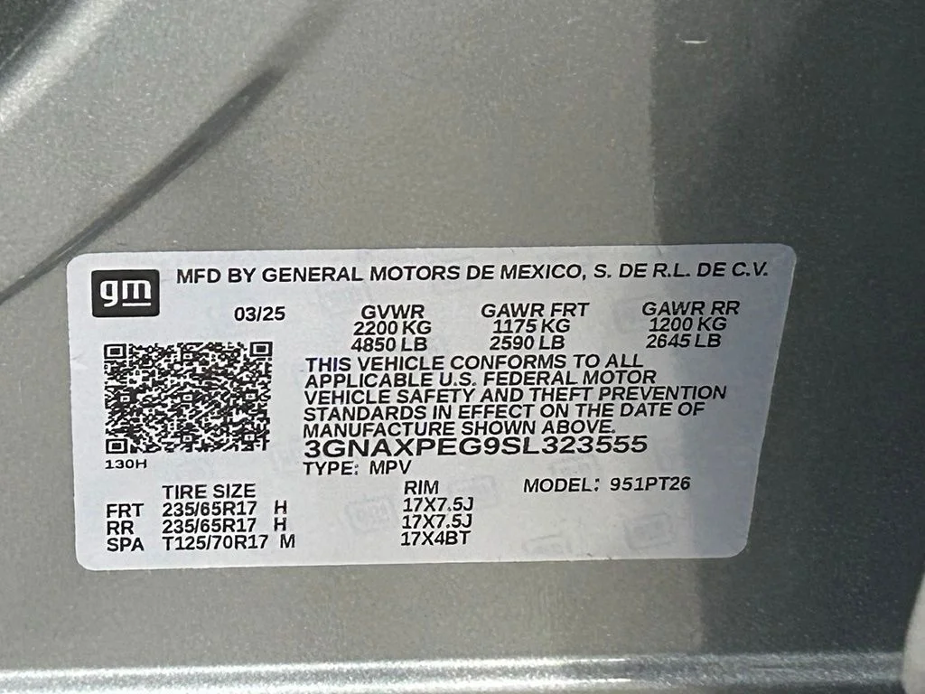 Used 2025 Sterling Gray Metallic Chevrolet LT image 45